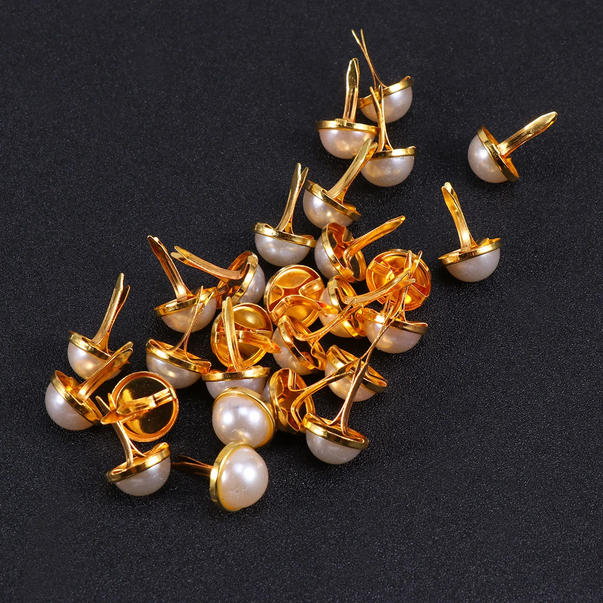 

Brads Pearl Papermetal Crafts Fasteners Alloy Brad Fastener Mini Round Decorative Golden Documentmaking Stampingcrafting Brass