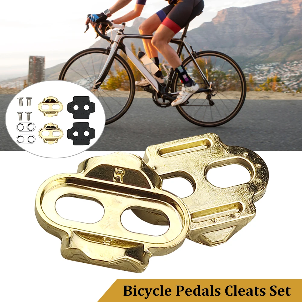 

Bicycle Pedal Cleats Set Mountain Bike Pedals Locking Plate For Eggbeater Bike Locking Pedal Plate Adapter Cycling Accessories