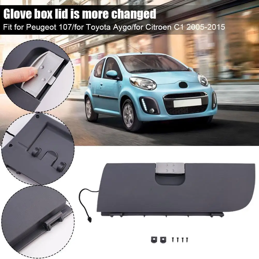 

Glove Box Lid Replacemnet For Peugeot 107 For Toyota AYGO For Citroen C1 2005-2015 Car Glove Box Cover Replacement