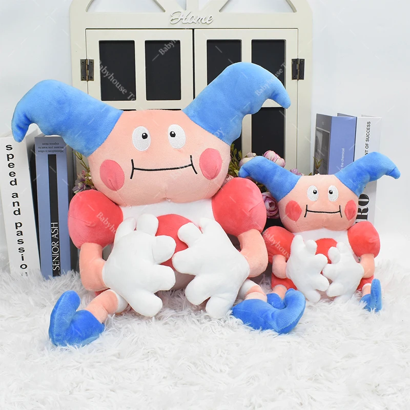 

TAKARA TOMY Pokemon Mr. Mime Plush Toys Anime Soft Stuffed Animals Toys Doll Birthday Gifts Collection for Children Kids