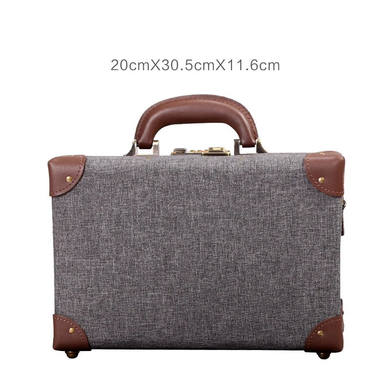 Small suitcase 13-inch trolley case, lightweight suitcase, female new student boarding suitcase, mini trumpet