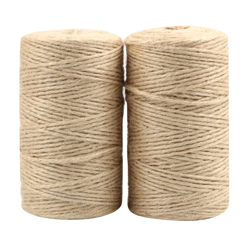 

Женский-2 мм пеньковый шнур 150 м для упаковки подарков, садоводства, упаковки и свадебного декора
