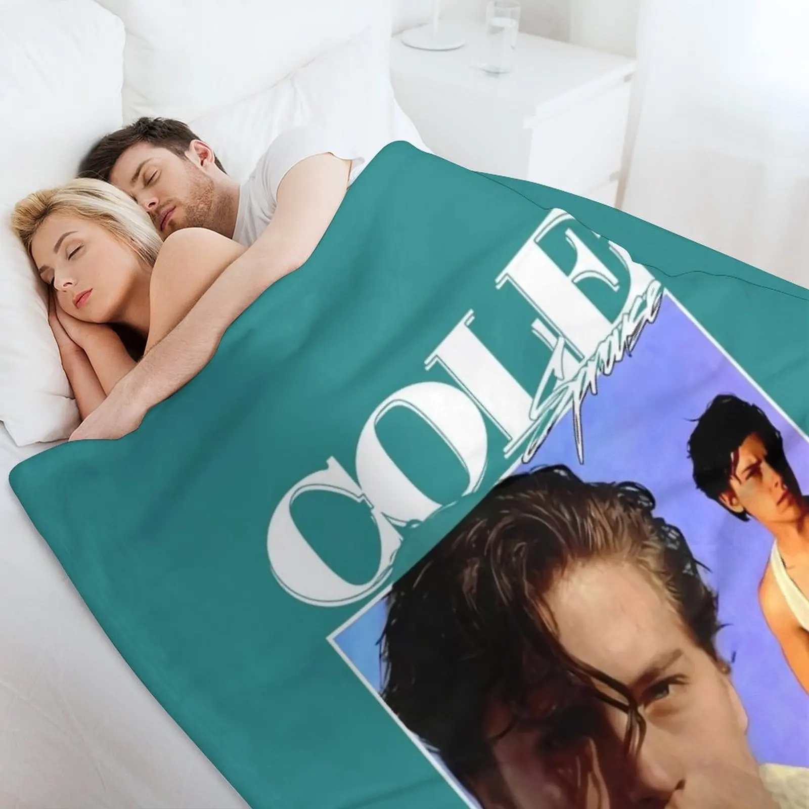 Cole Sprouse 90_s винтажное одеяло забавный подарок меховые одеяла