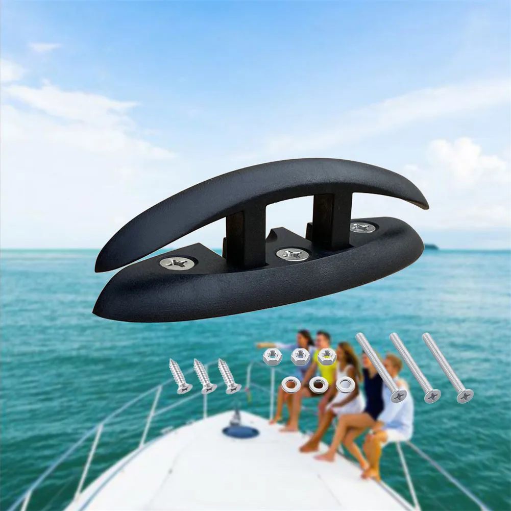 

Pull Up Cleat Rope Mooring Cleat Dock Deck Flip Up Folding Marine Kayak