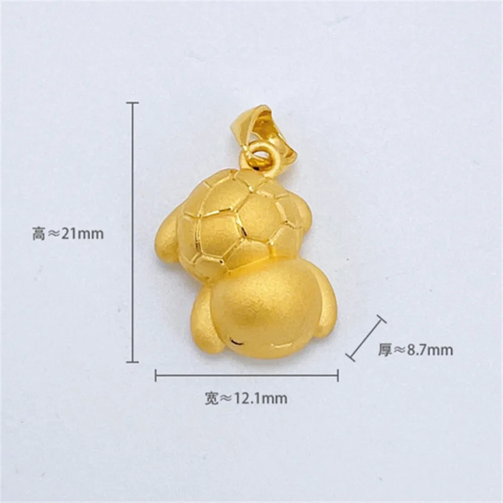 Подвеска в виде черепахи желтое золото 999 пробы 24 К 1 81-1 85 г