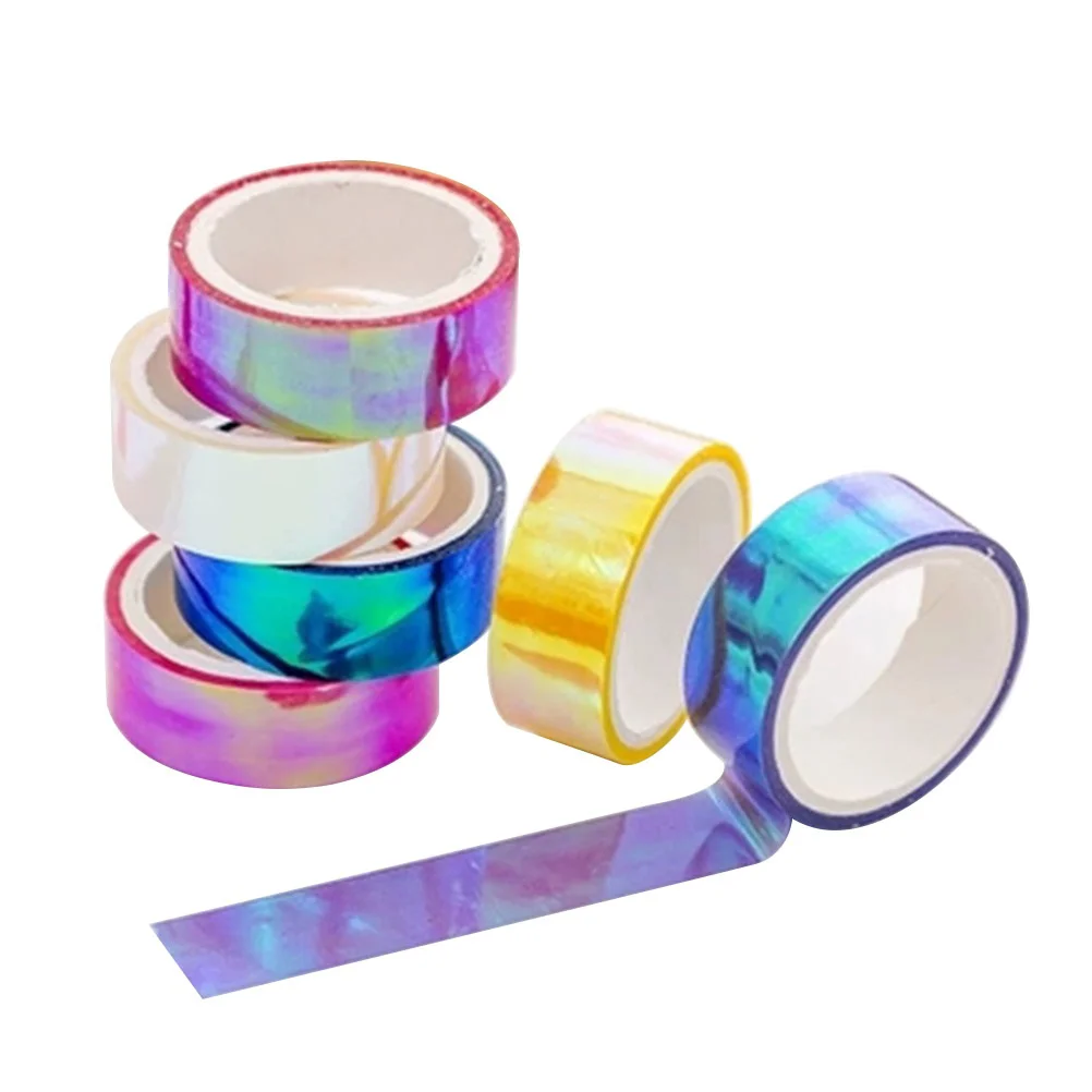 

12 Rolls Waterproof Tape Adhesive Film Material 12pcs Bright High Viscosity Student