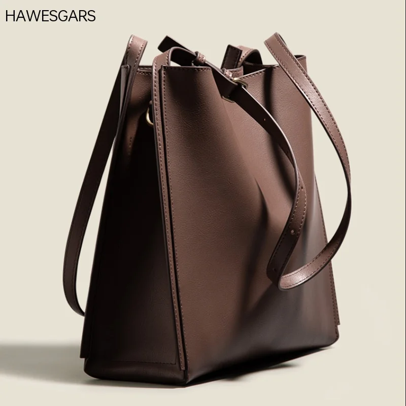 

Сумка-тоут женская из натуральной кожи, с одной лямкой