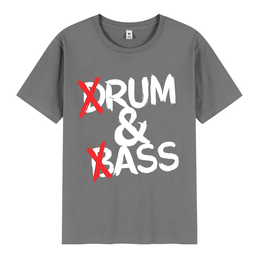 Funny Drum and Bass T Shirts Rum Ass Lovers Jokes Short Sleeve Cotton Soft T-shirt Unisex Fashion Casual Tee Shirt Oversized