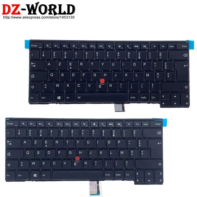 

Azerty FR French Backlit Keyboard for Lenovo Thinkpad T440 T450 T460 T440S T450S L440 L450 L460 E431 E440 Laptop 01AX321 04Y0873