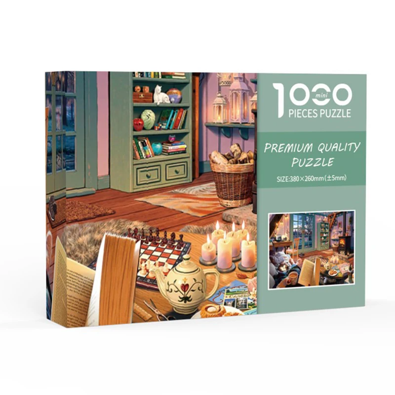 

Пазл игрушечный для взрослых, 38x26 см, 1000 шт.