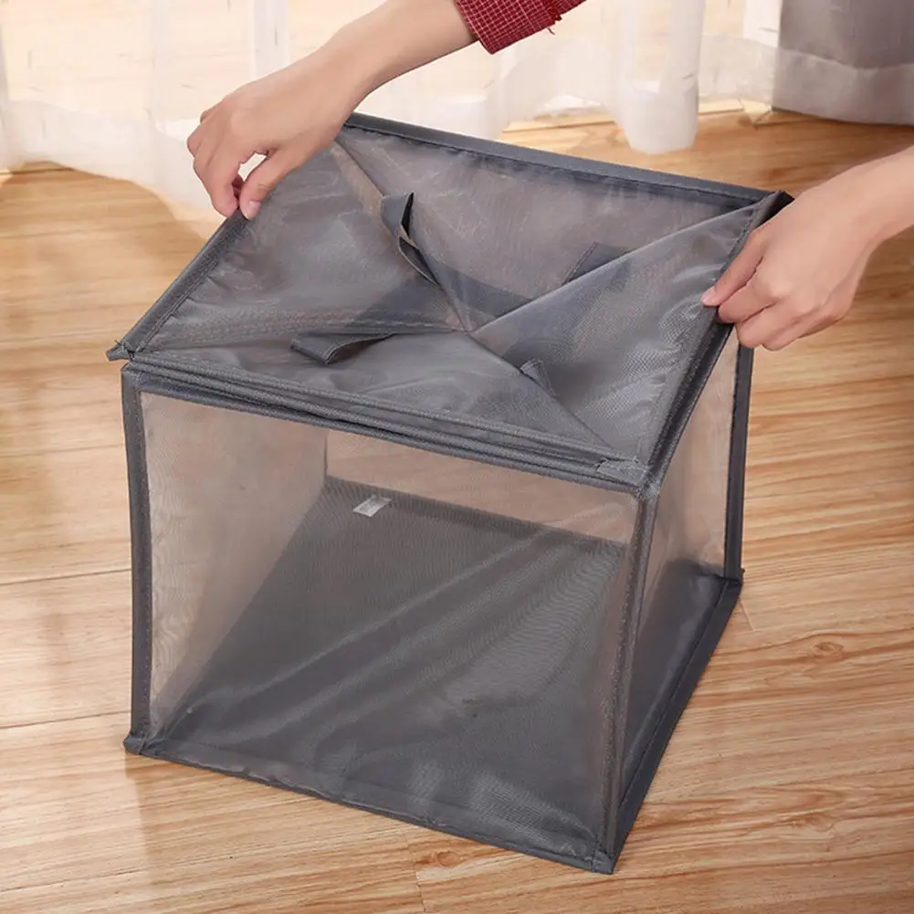 

Convenient Collapsible Side Handles Dirty Clothes Sundries Toys Bag Bathroom Supplies Laundry Bag Laundry Basket