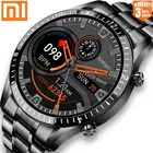 Мужские Смарт-часы Xiaomi со стальным браслетом, пульсометром и тонометром