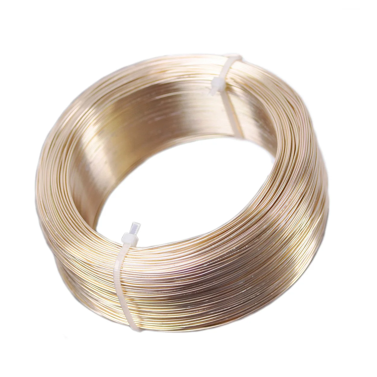 1 Large Roll 200 meters Light Gold Color 0.6mm 0.7mm Aluminium Soft Metal Beading Wire for Jewelry Making DIY Crafts