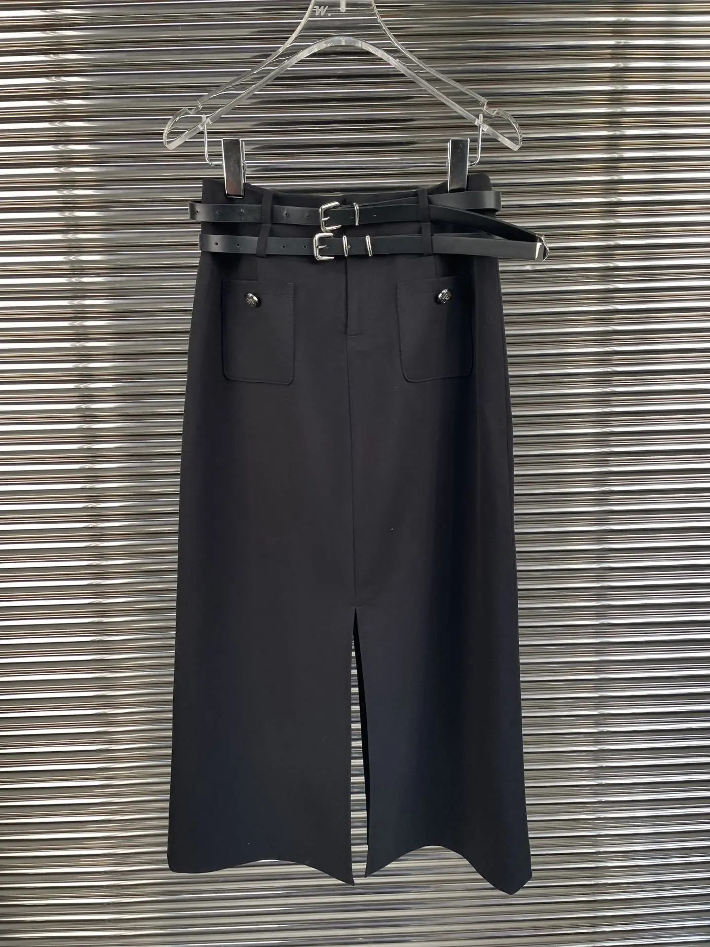 

Женская юбка с двойным поясом, весна-лето 2023