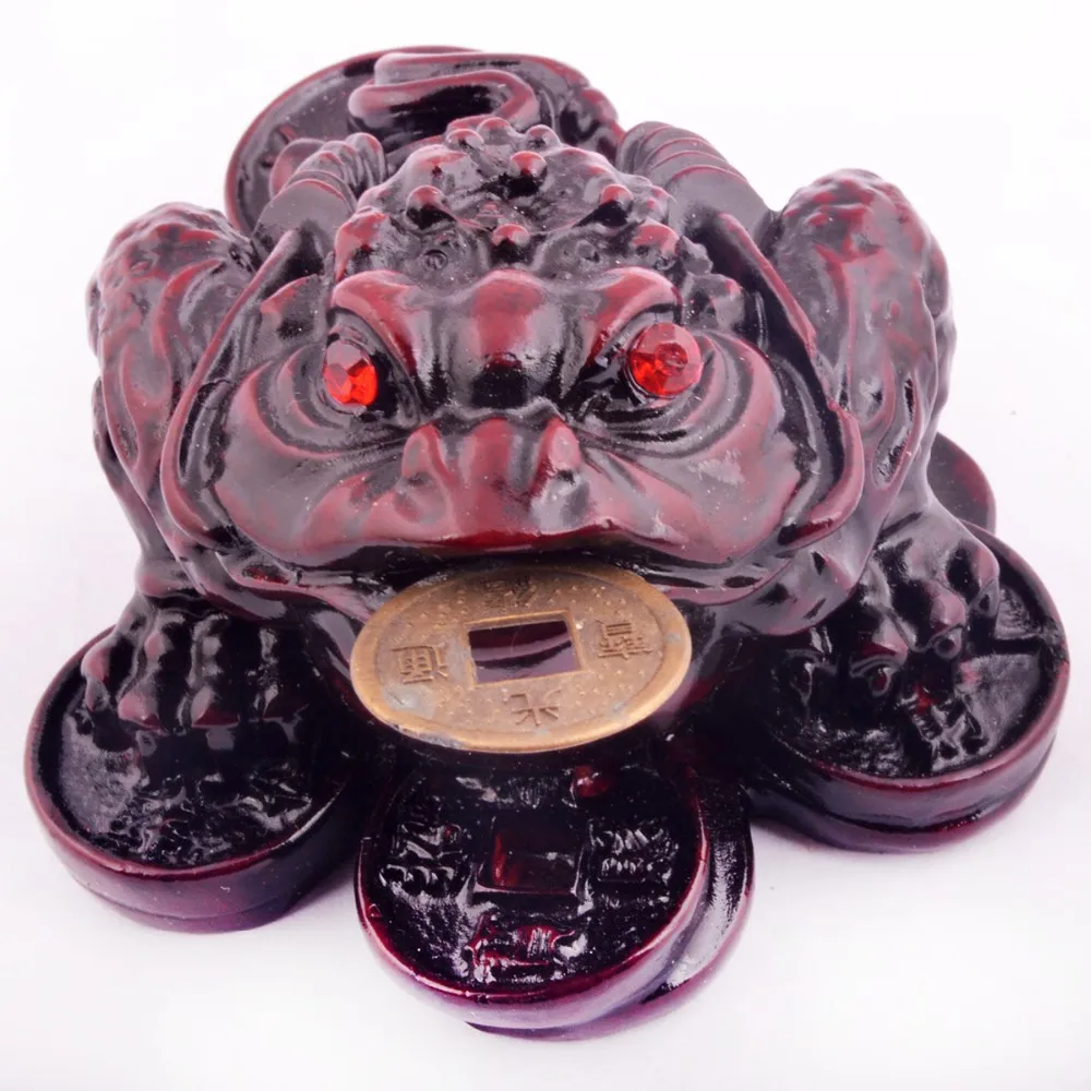 

Feng shui Small Fengshui Three Legged Money Frog /Fortune Toad YY02