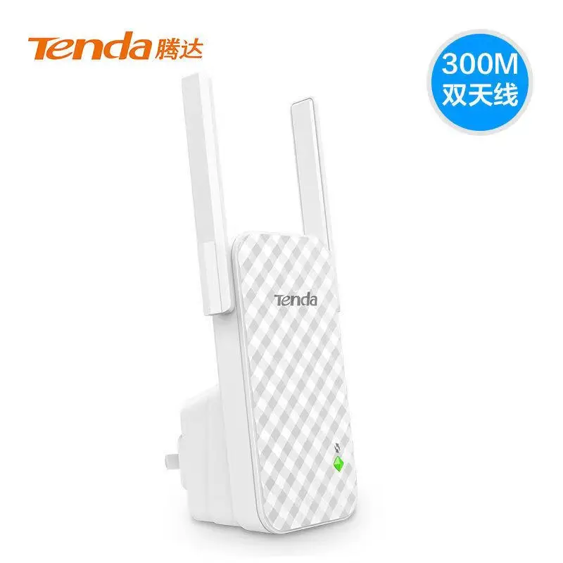 

Tenda A9 Wireless N300 Universal Range Extender 300Mbps 2*3dBi External Antennas Boost Signal to Extend WiFi Coverage up to 200㎡
