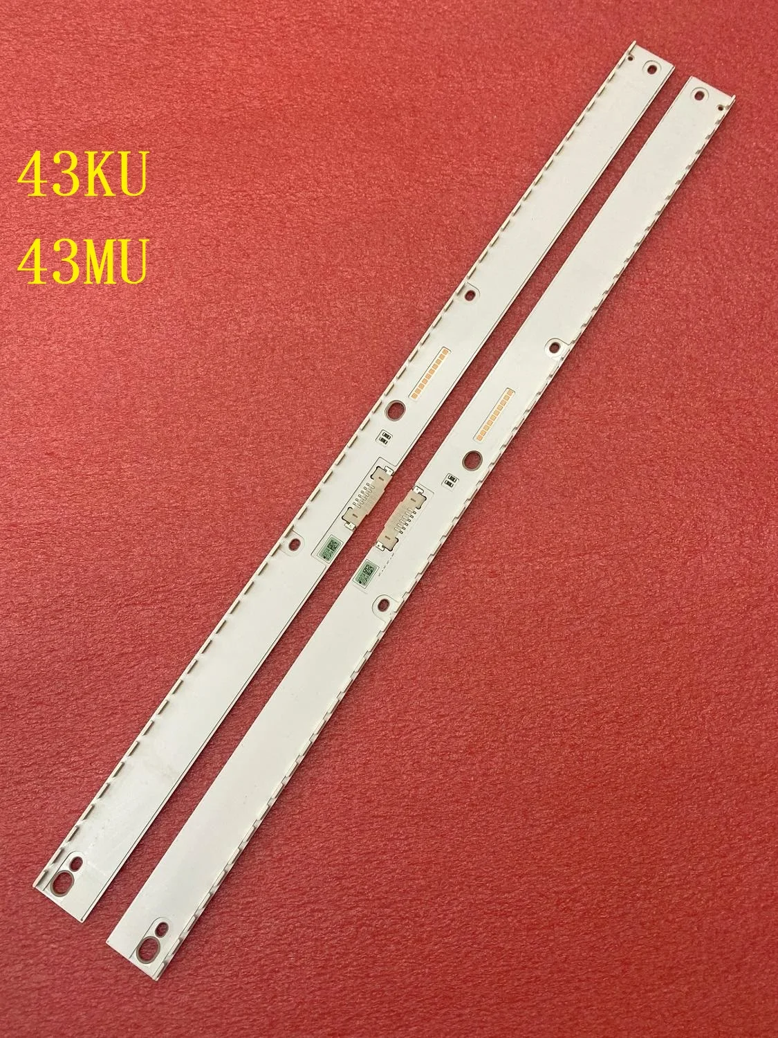 Светодиодная лента для подсветки для Samsung UE43MU6670 UE43MU6400 UE43MU6500 UE43MU6510 UE43KU6670 UE43KU6500U UN43KU7000F UE43KU6400, 2 шт.