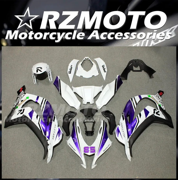 

New ABS Fairings Kit Fit For Kawasaki Ninja ZX-10R ZX10R 2016 2017 2018 2019 16 17 18 19 Fairing Bodywork Set Purple 85