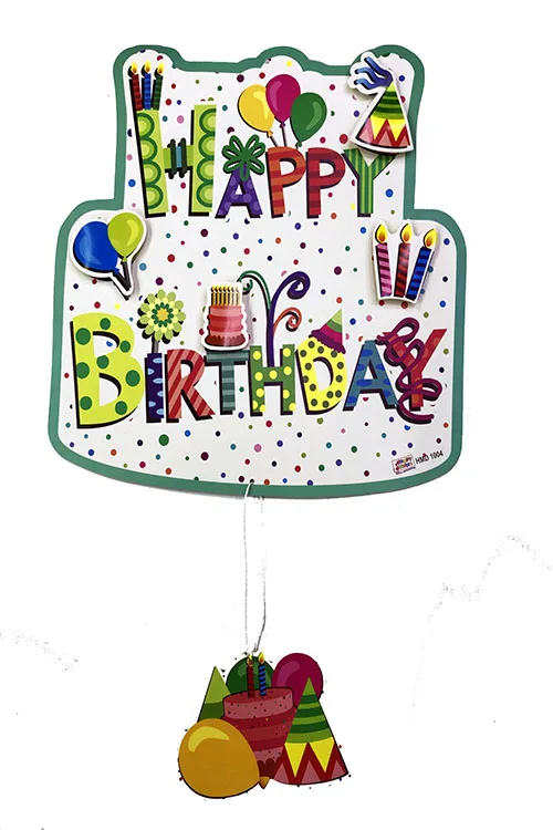

Party Happy Birthday Printed Asmalı 3D Birthday Süslemesi
