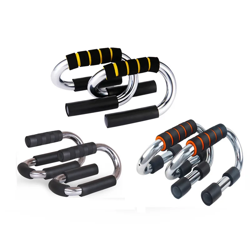 

Push-up bracket steel training arm muscle abdominal muscle wheel home fitness equipment to practice chest muscle arm strength