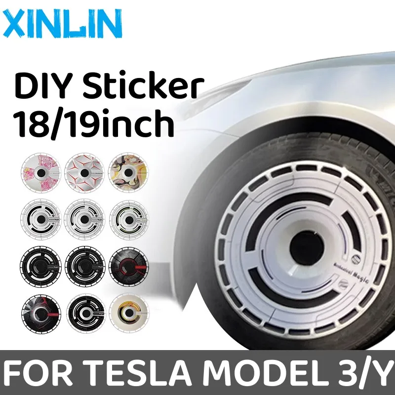 

18/19Inch Hub Cap Hight Performance Replacement Wheel Hubcap For Tesla Model 3/Y 2020-2023 Wheel Cap Full Rim Cover Accessories
