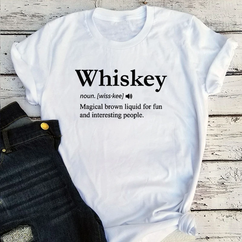 

Whiskey Shirt Wimen Fashion Whiskey Gift Harajuku Tops Girls Plus SizeBar Tshirt Drinking Alcohol Gift Tee 2022 New Tee