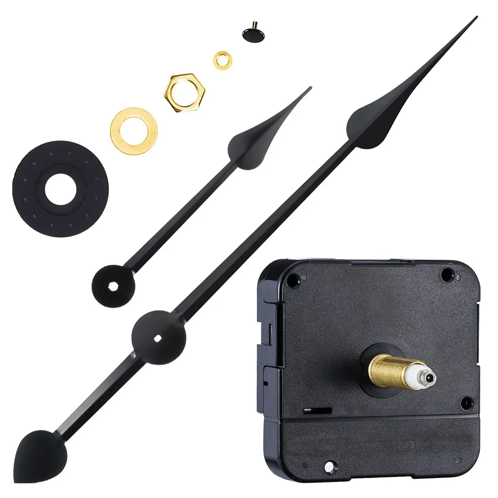 

11 Pieces High Torque Clock Movement Good Accuracy No Ticking Metal Hook Clockwork Repair Tool Easy Installment