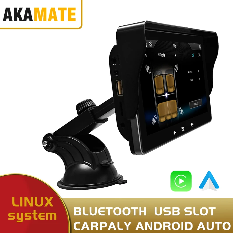 

7-дюймовый автомобильный радиоприемник с сенсорным экраном, беспроводной Carplay и Android, поддержка функции автомобиля, задняя камера для Nissan ...