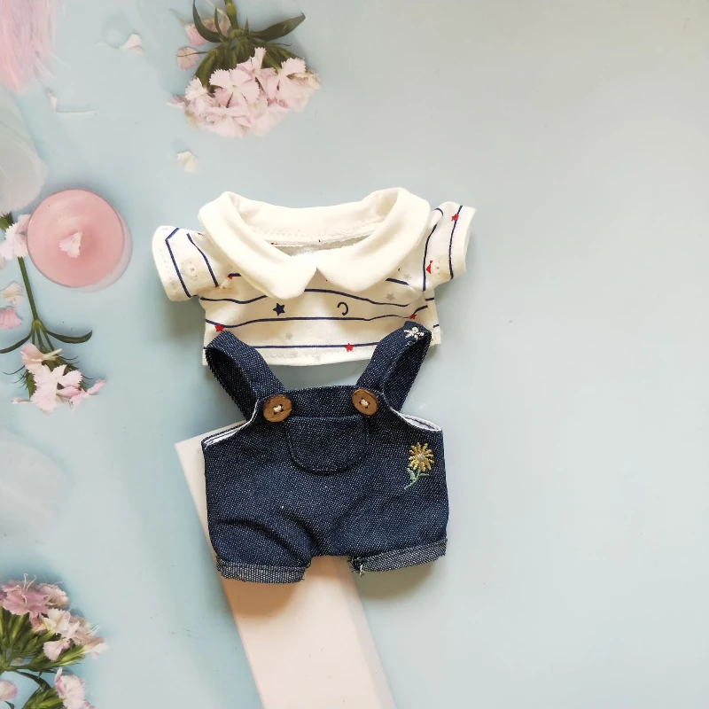 

[MYKPOP] KPOP Plush Doll's Clothes & Accessories: Clothes 2pcs Set for 20cm Dolls(without doll) KPOP Fans Collection SC23031026