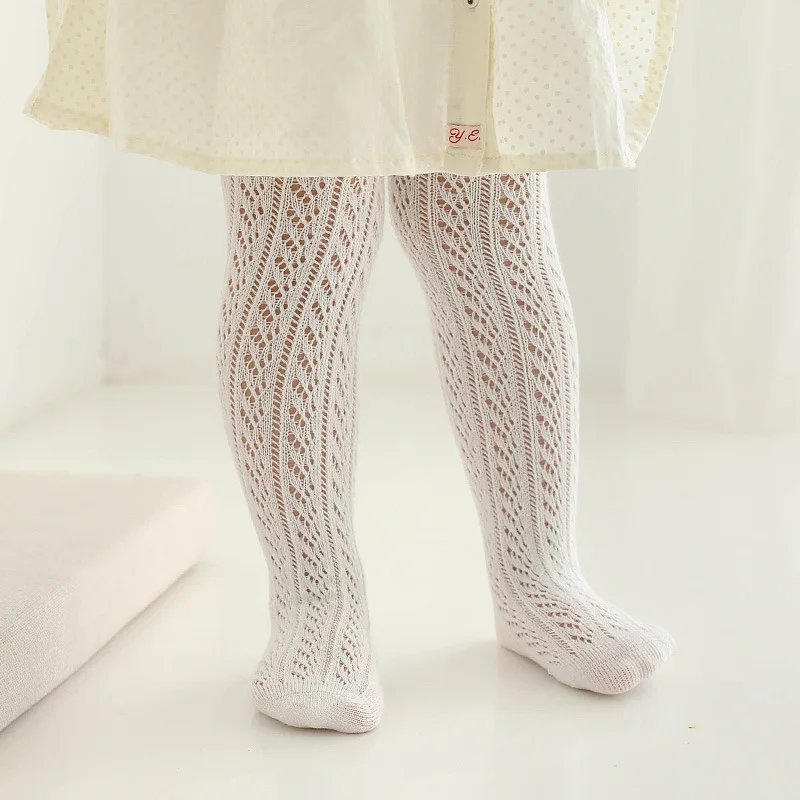 

Spring Summer Autumn Mesh Thin Baby Girls Pantyhose Kids Princess Tights Children Stockings White Pink Gray Soft Hosiery