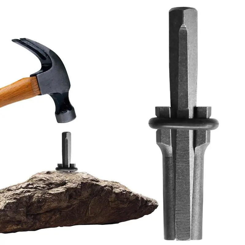 

Stone Splitting Tool Stone Splitter Hand Tools Set Metal Plug Wedges And Feather Shims Concrete Rock Splitters
