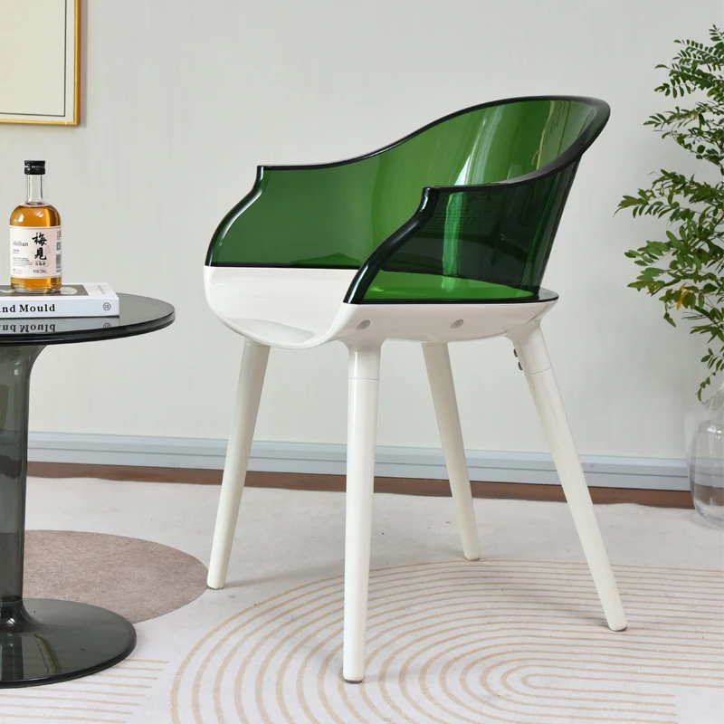 Мобильный стул Symbian скандинавский акриловый прозрачный отель ресторан домашняя