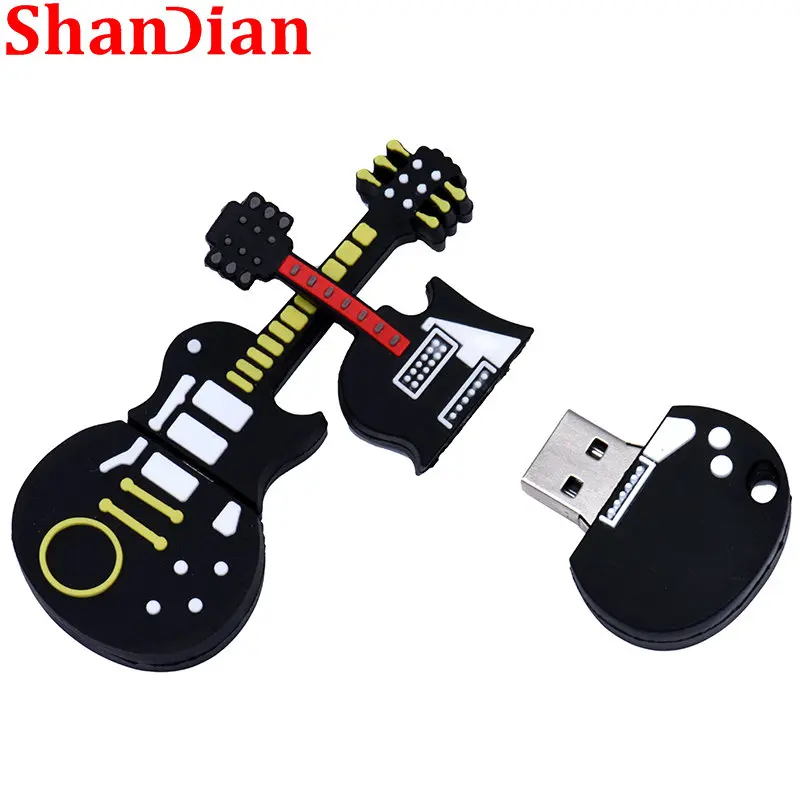 

JASTER Music Model USB 64GB Flash Drive Guitar 32GB Pen Drive Violin Pendrive Cello Memory Stick Beth U Disk Free Key Chain 16GB