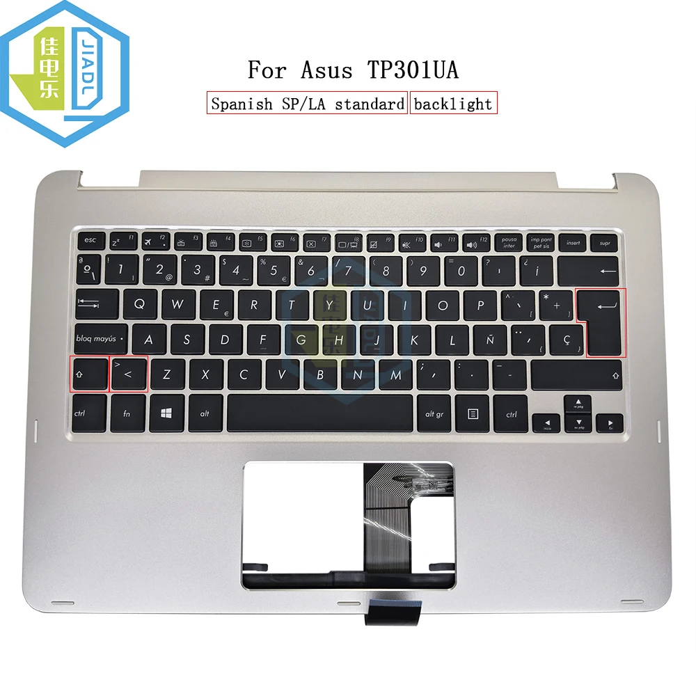 Подставка для клавиатуры с испанской подсветкой Asus VivoBook TP301 TP301UA TP301UJ-DW008T 90NB0AL2-R30310