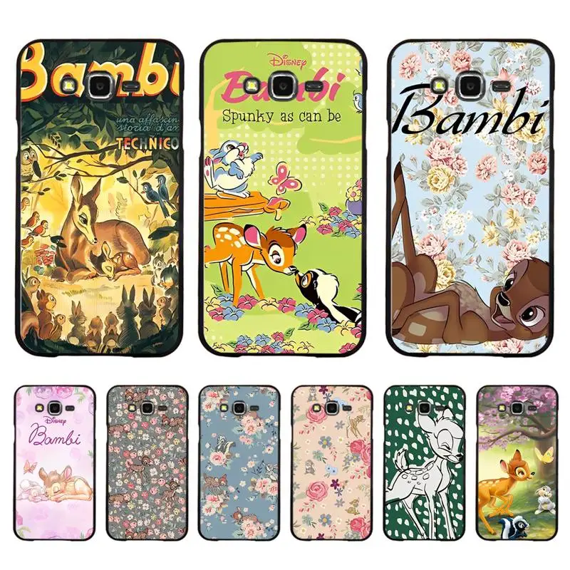 

Disney Cartoon Bambi Phone Case for Samsung J8 J7 Core Dou J6 J4 plus J5 J2 Prime A21 A10s A8 A02 cover