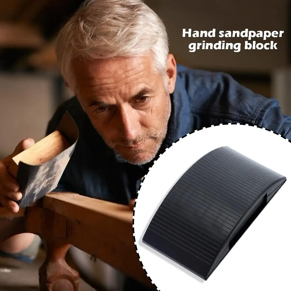

Woodworking Polishing Pad Manual Sanding Comfortable Grip and Anti-Skid Lightweight Block Sandpaper Dry-wall Sanding Pad