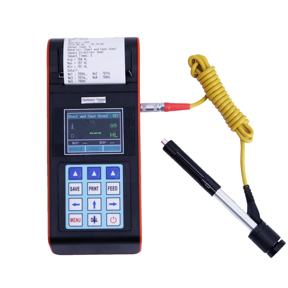 Цифровой тестер твердости KH530 Leeb Измеритель Твердости диапазон измерения 170 ~ 960HLD