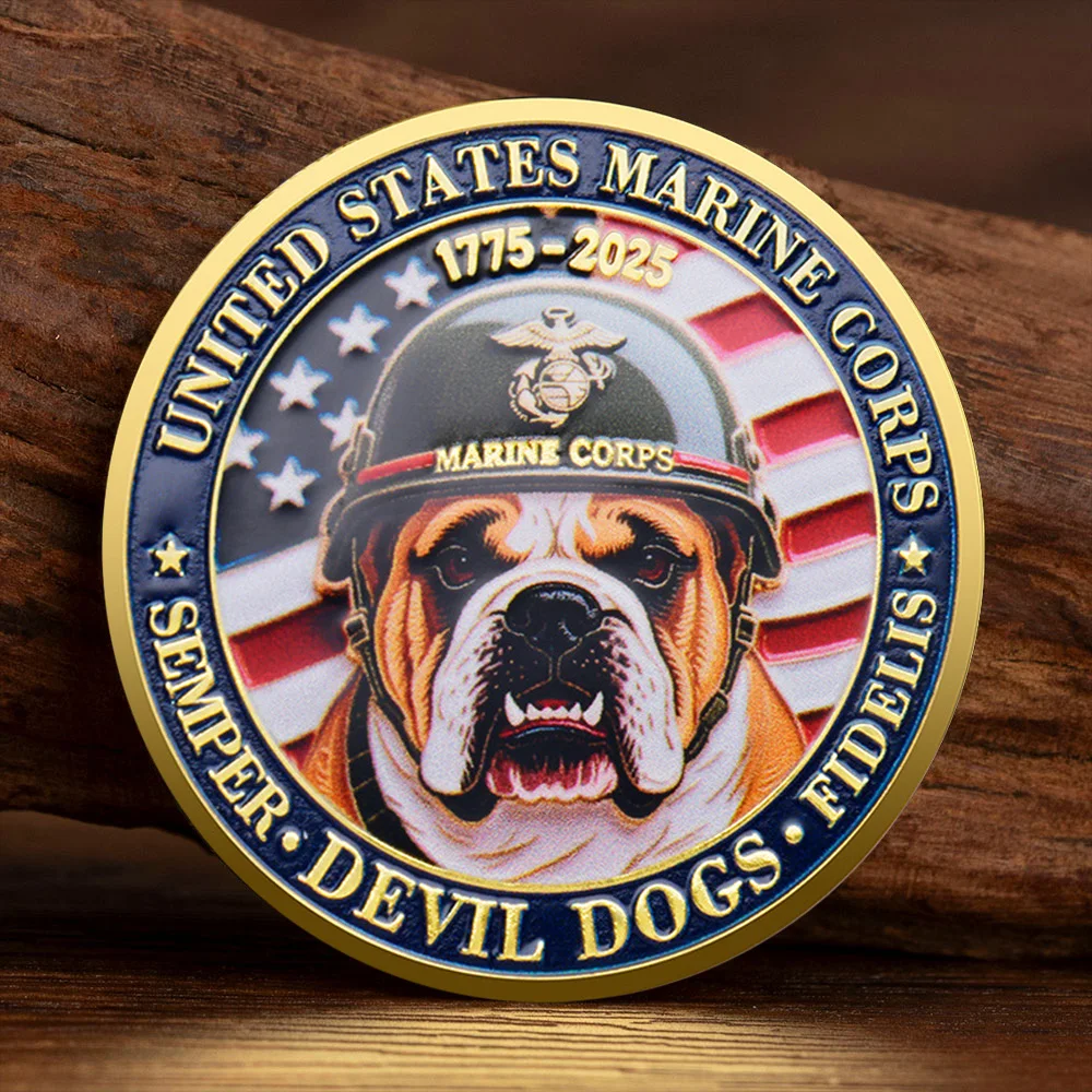 

Памятная монета из металла "Корпус морской пехоты США"