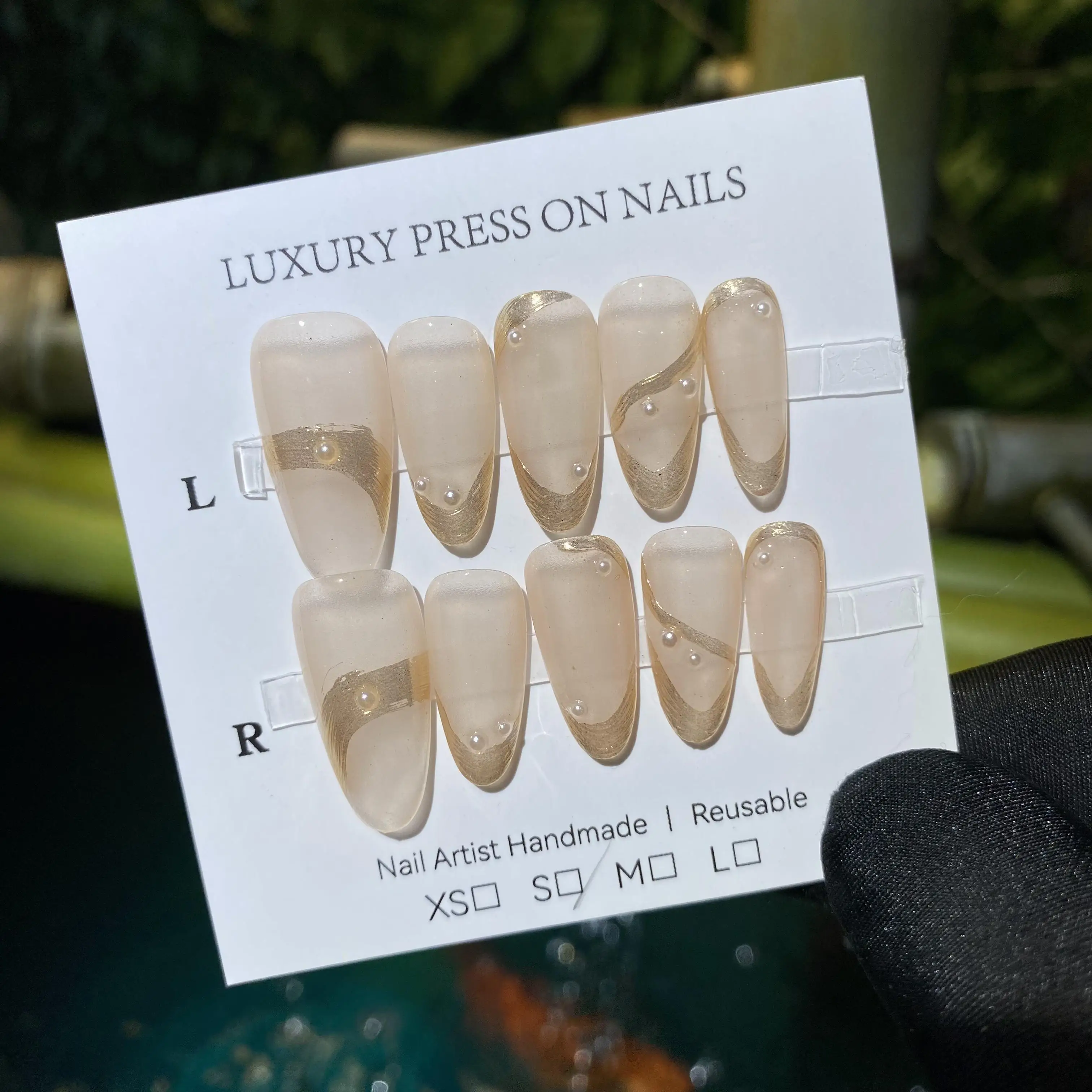 Пресс для ногтей ручной работы со съемным и многоразовым дизайном