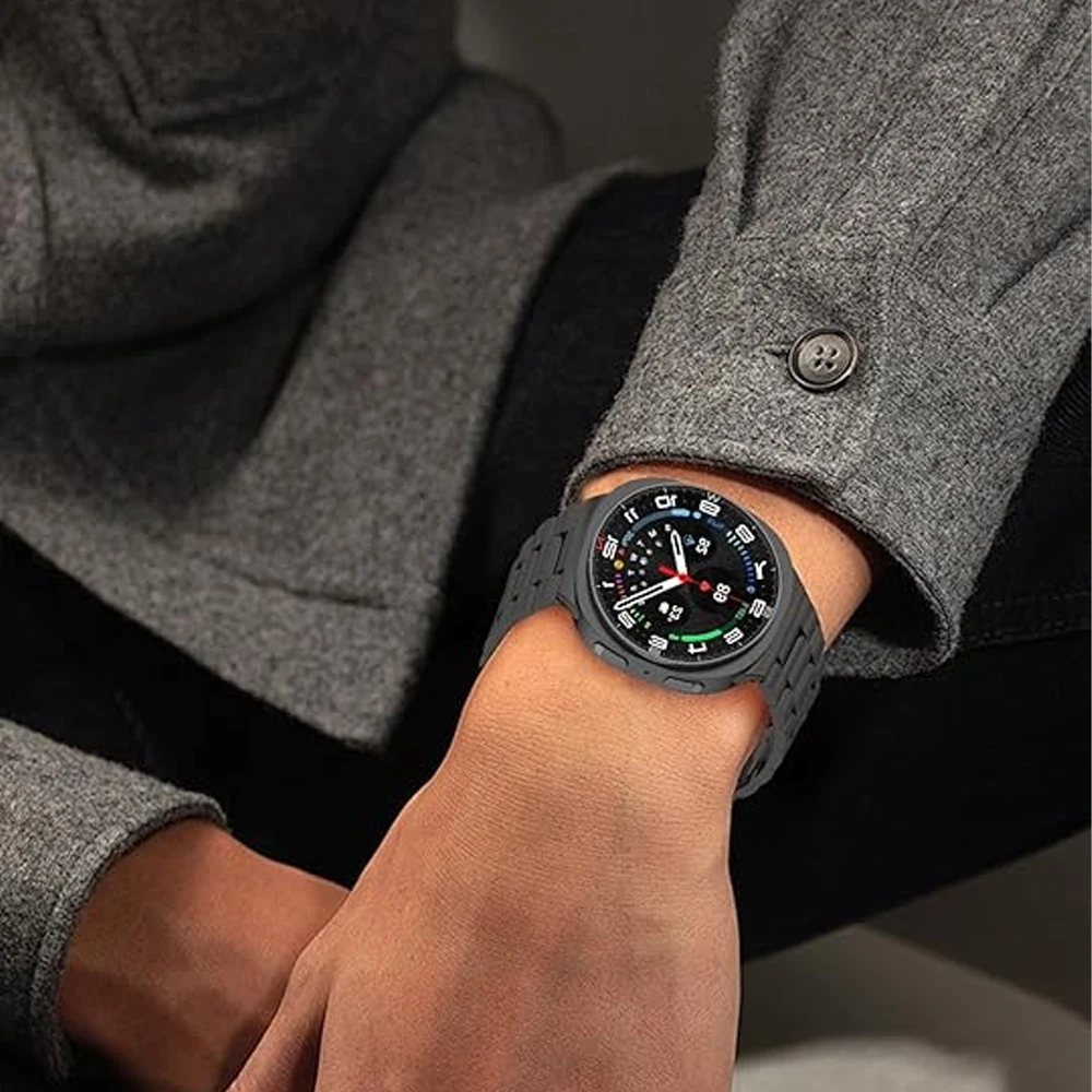 Фото Металлические разъемы из нержавеющей стали для Samsung Galaxy watch 8/8 classic 46 мм 44 мм 40 мм аксессуары Galaxy watch8 ремешок 22 мм адаптер №4