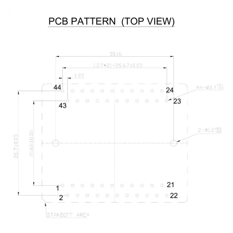 PSOP44 SOIC44-1.27 IC тестовая розетка для программатора адаптер гнездо программирования