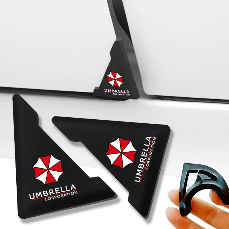 

2pcs New Silicone Door Corner Cover Bumper Crash Scratch Protector Anti Scratch Crash Car Care Tools For Umbrella Car Company