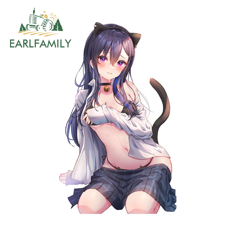 

EARLFAMILY, 13 см x 7,9 см, Стикеры для автомобилей, водонепроницаемая Виниловая наклейка с защитой от царапин, этикетка для серфинга, скейтборда, ав...