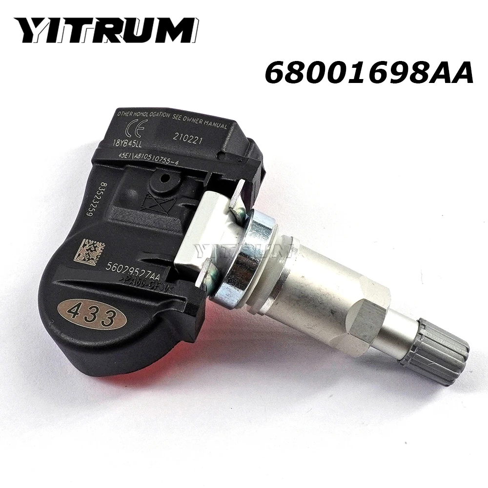 

YITRUM 68001698AA For Chrysler Sebring Town & Country 200 300 Dodge Charger Avenger Magnum TPMS Tire Pressure Sensor 68001698AC