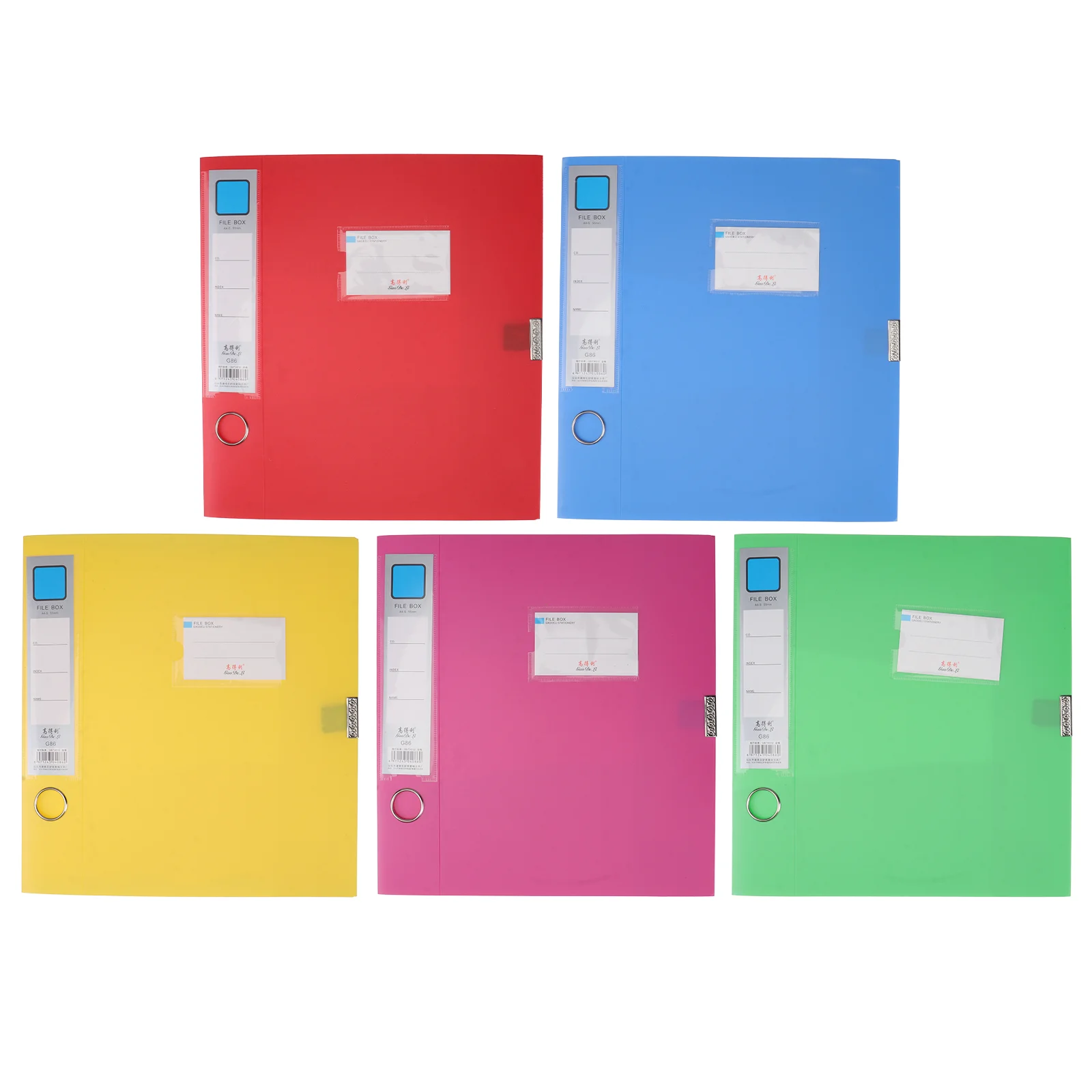 

5 Pcs Stationary Container Filing Cabinets Folder Magazine File Holder Document Office Folders