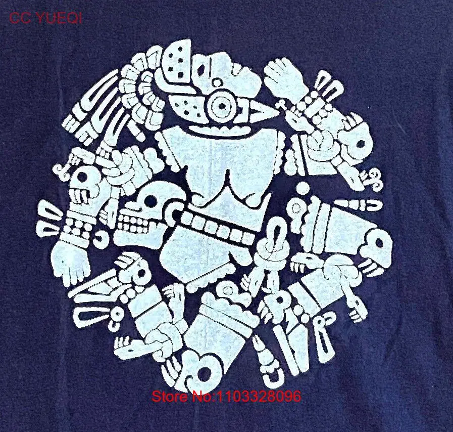 Tezcatlipoca Aztec God Sorcery футболка Хэллоуин Мужская Средняя