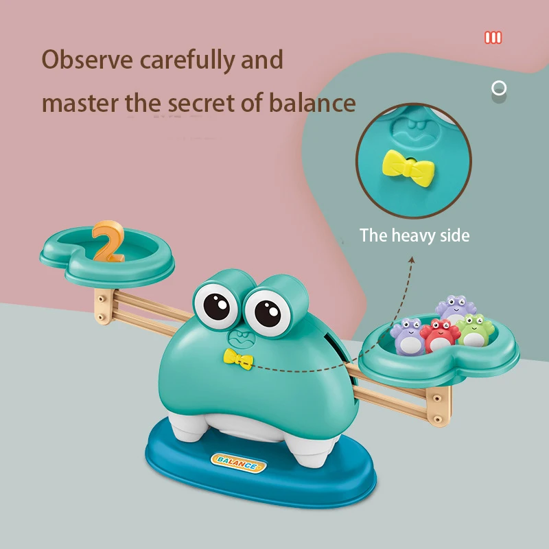 

Children's Educational Toys Early Education Enlightenment Game Balanced Digital Balance Crab Addition And Subtraction Toys