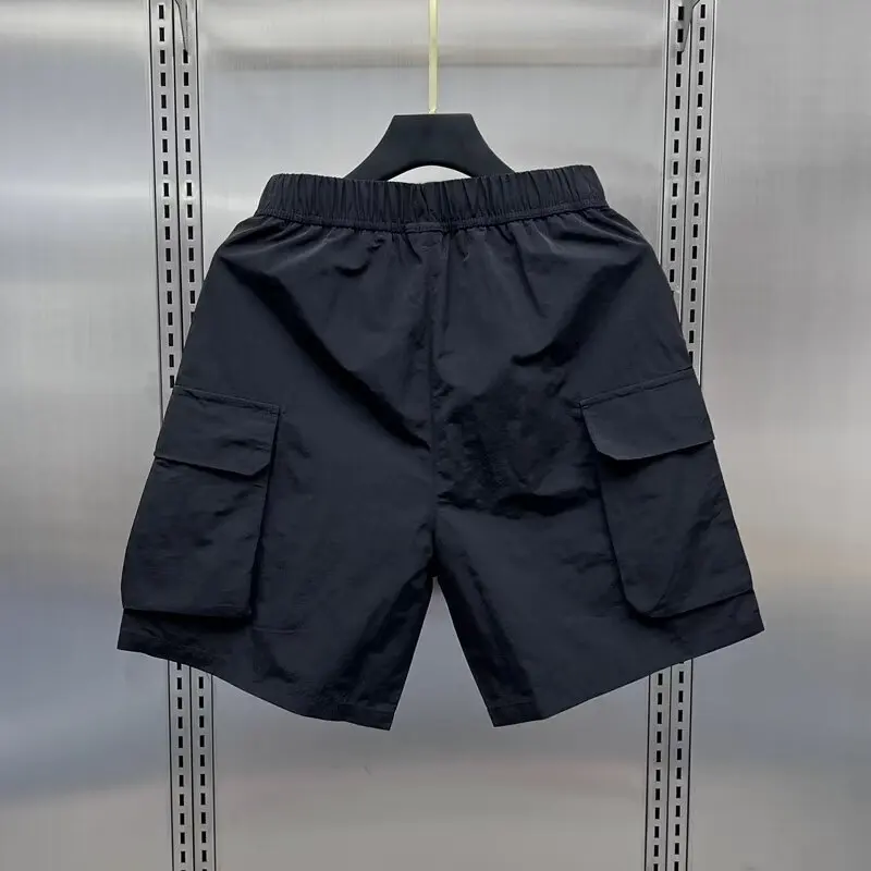 Летние повседневные шорты мужские брендовые популярные стильные свободные