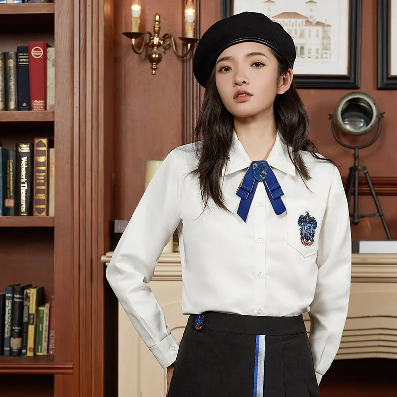 Новинка осень/зима рубашка Гарри Хогвартс Дом Гермиона с длинным рукавом костюм