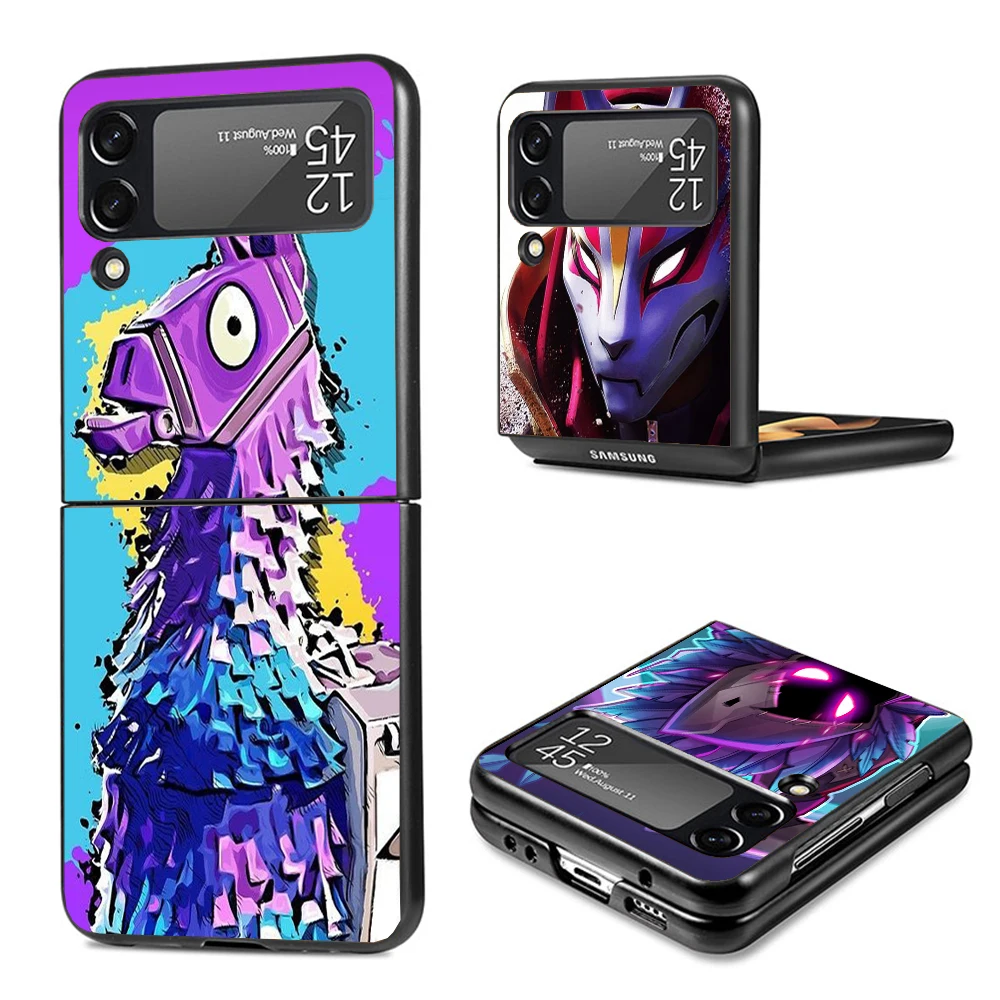 Чехол для телефона Game Battle-Royals Samsung Galaxy Z Flip6 5G Flip4 Flip5 Flip3 черный чехол-книжка 6 5 4 3 PC